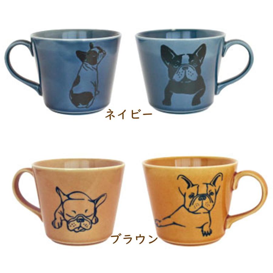 美濃焼マグカップ フレンチブル 犬雑貨・犬グッズ・フレブル : 犬雑貨