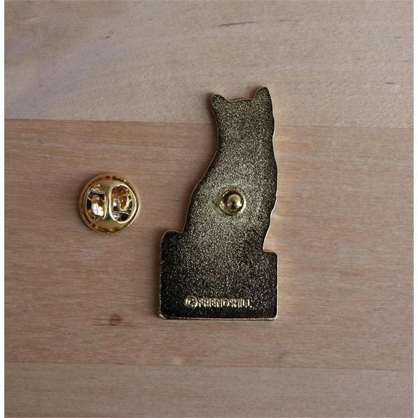 ピンバッジ さくらふじあきやま 犬雑貨・犬グッズ・秋田犬 : 犬雑貨