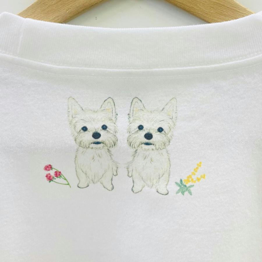 ☆L/S(長袖)Tシャツ☆BIGウエスティ 犬雑貨・ドッググッズ☆ホワイト