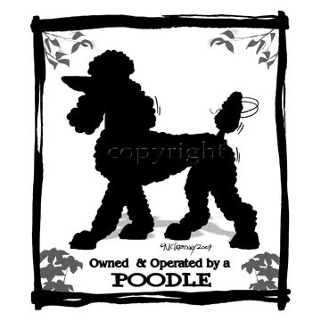 Mcドッグシルエット Tシャツ プードル 輸入雑貨 犬雑貨 犬グッズ Mcoperated12 犬雑貨専門店 銀屋 通販 Yahoo ショッピング