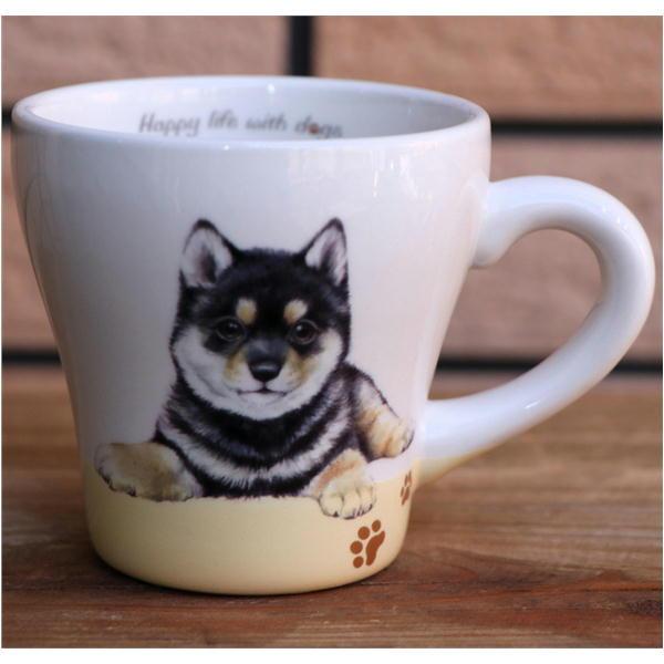 授与 Midy マグカップ S44 黒柴 犬雑貨 犬グッズ デポー