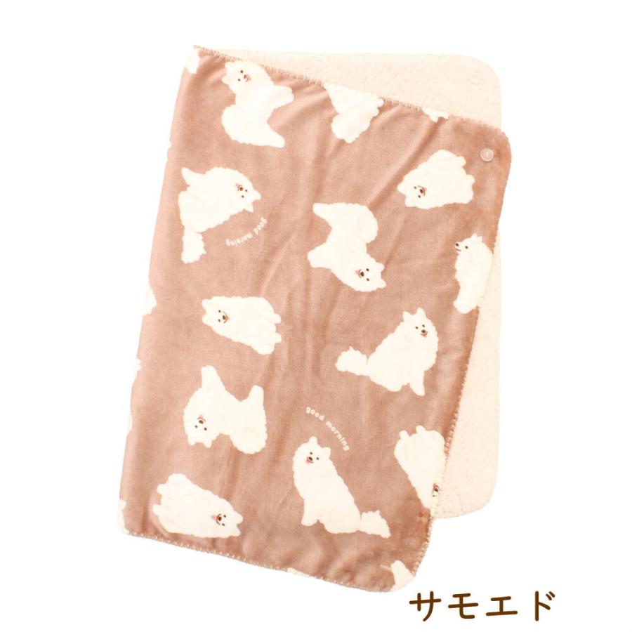 在庫限り マルチブランケット コーギー/シーズー/サモエド 犬雑貨 スワンネル ひざ掛け 冬 暖か ふわふわ かわいい アニマル 誕生日 プレゼント 防寒 クリスマス |  | 05
