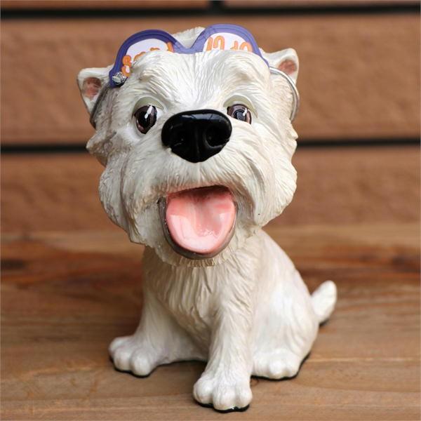 フィギュア グラススタンド ウエスティ 犬雑貨・犬グッズ・輸入雑貨