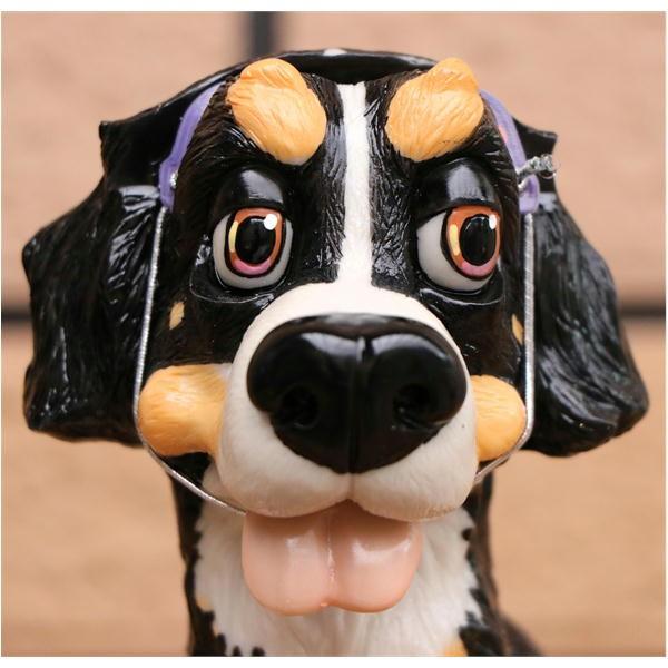 眼鏡ホルダー アンティーク　犬　フィギュア　グラススタンド　バーニーズ 在庫限り フィギュア グラススタンド バーニーズ 犬雑貨・犬グッズ