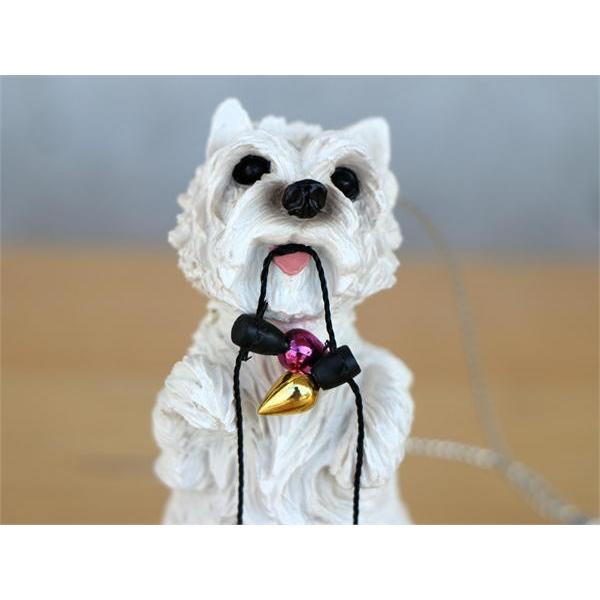 在庫限り オーナメント ドッグ 立ち ウエストハイランドホワイト