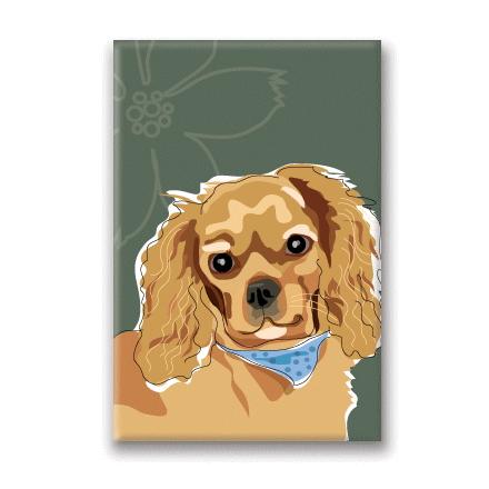 在庫限り マグネットシリーズ キャバリア・ルビー 輸入雑貨 犬雑貨 犬