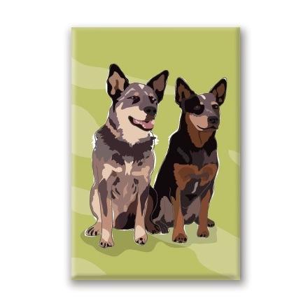 マグネットシリーズ オーストラリアン キャトルドッグ 輸入雑貨 犬雑貨 犬グッズ Paper Magnet130 犬雑貨専門店 銀屋 通販 Yahoo ショッピング