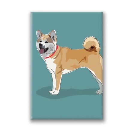 マグネットシリーズ 秋田犬 輸入雑貨 犬雑貨 犬グッズ Paper Magnet187 犬雑貨専門店 銀屋 通販 Yahoo ショッピング