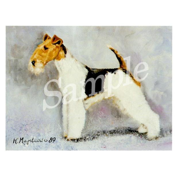 グリーティングカード Ruth ワイアーフォックス テリア 横型 輸入雑貨 犬雑貨 犬グッズ Ruth Fxt 4 犬雑貨専門店 銀屋 通販 Yahoo ショッピング