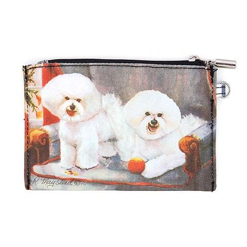 フラットポーチ ビションフリーゼ 犬雑貨 輸入雑貨 犬グッズ Ruthmaysteadpouchesbichon 犬雑貨専門店 銀屋 通販 Yahoo ショッピング