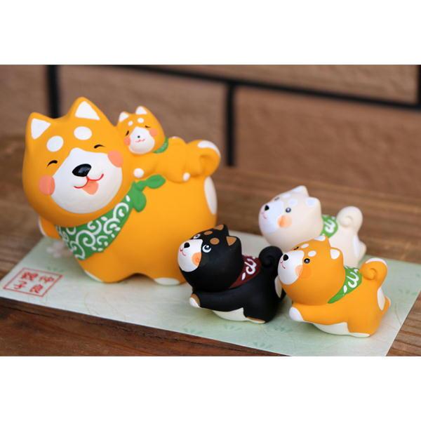 仲良し親子 柴犬 5匹 柴犬 シバ 置物 オブジェ 犬雑貨 犬グッズ Ryukodou19 396 犬雑貨専門店 銀屋 通販 Yahoo ショッピング