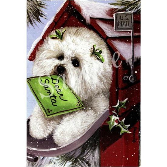 クリスマスカード ビション フリーゼ 輸入雑貨 犬雑貨 犬グッズ Suzanne Xgc536 犬雑貨専門店 銀屋 通販 Yahoo ショッピング