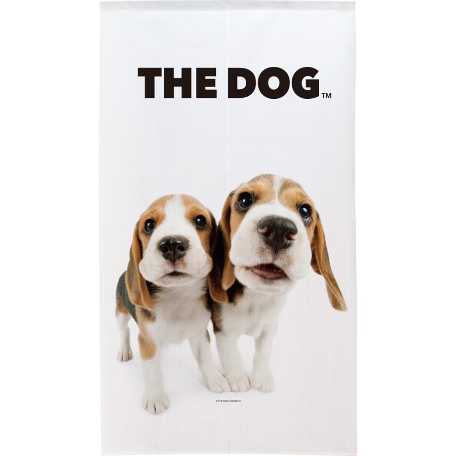 暖簾【のれん】 THE DOG ビーグル 犬雑貨・犬グッズ : 犬雑貨専門店 銀