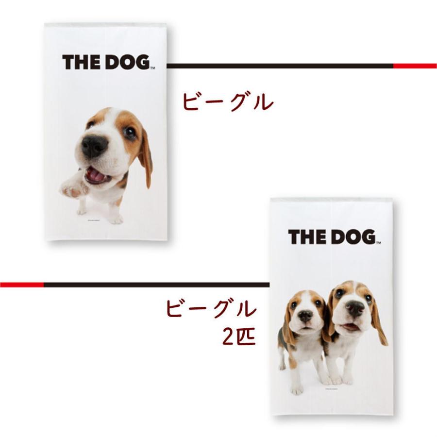 暖簾【のれん】 THE DOG ビーグル 犬雑貨・犬グッズ : 犬雑貨専門店 銀