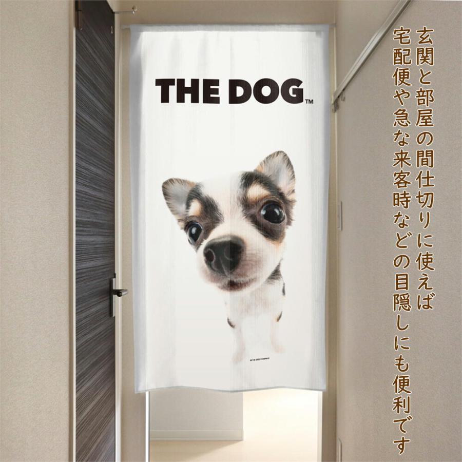 暖簾【のれん】 THE DOG チワワ 犬雑貨・犬グッズ : 犬雑貨専門店 銀屋