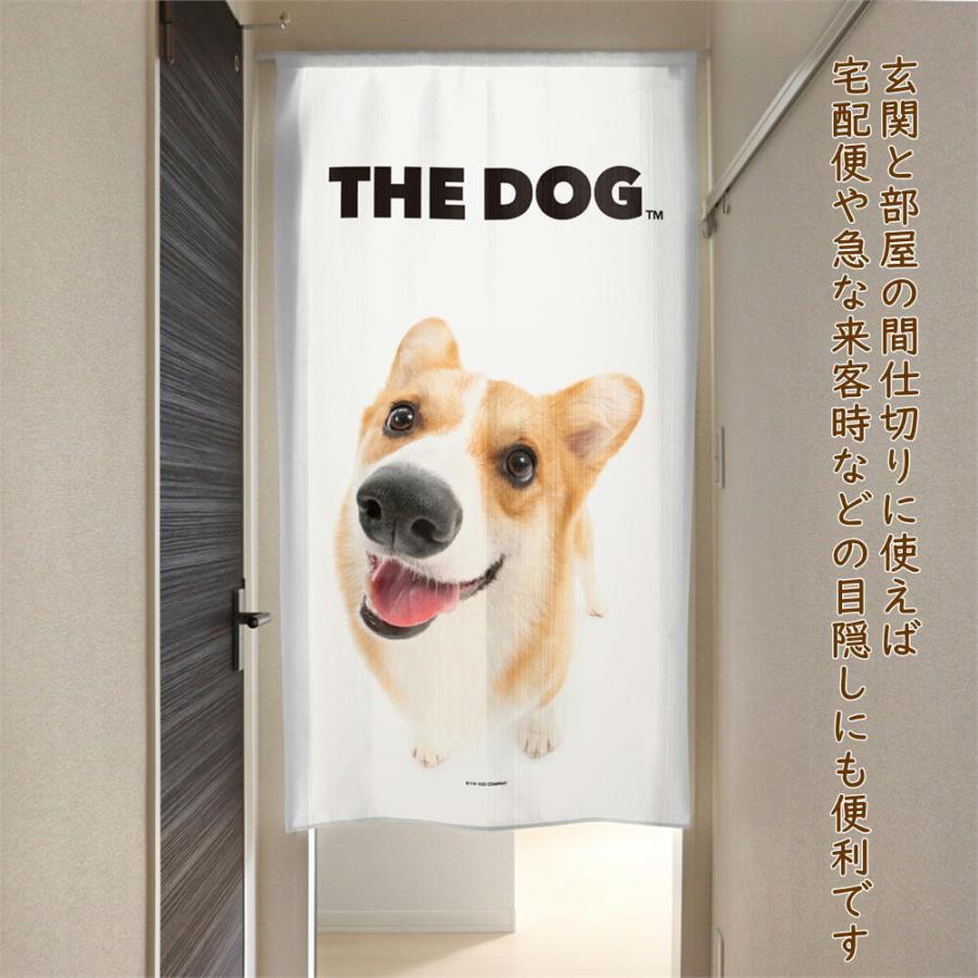 暖簾【のれん】 THE DOG ウェルシュ・コーギー 犬雑貨・犬グッズ
