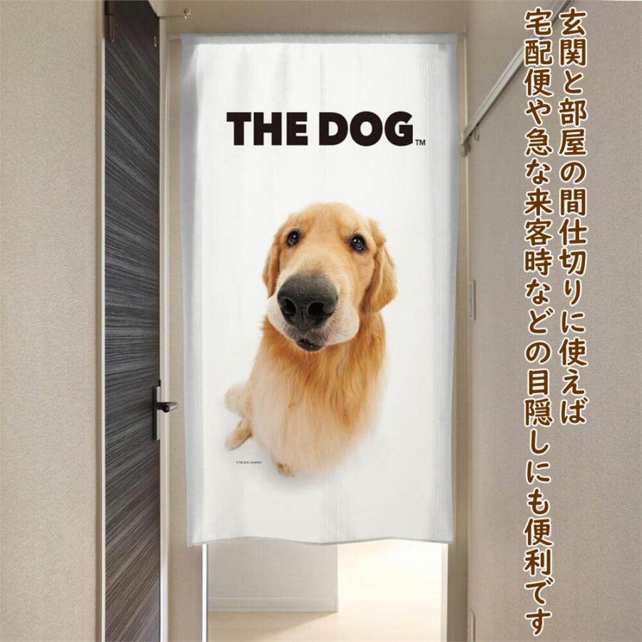 暖簾【のれん】 THE DOG ゴールデン・レトリバー 犬雑貨・犬グッズ