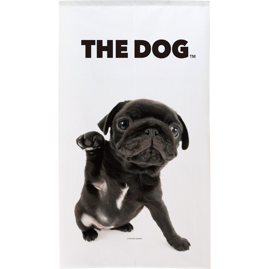 パグのれん ロング 暖簾 80x130 間仕切り パグ雑貨　PUG パグ のれん ロング 暖簾PUG犬柄 イヌ 間仕切り 洋風 おしゃれ パグ