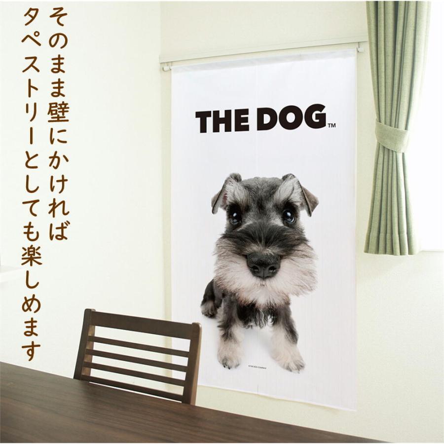 暖簾【のれん】　THE DOG ミニチュアシュナウザー　犬雑貨・犬グッズ｜ginya｜05