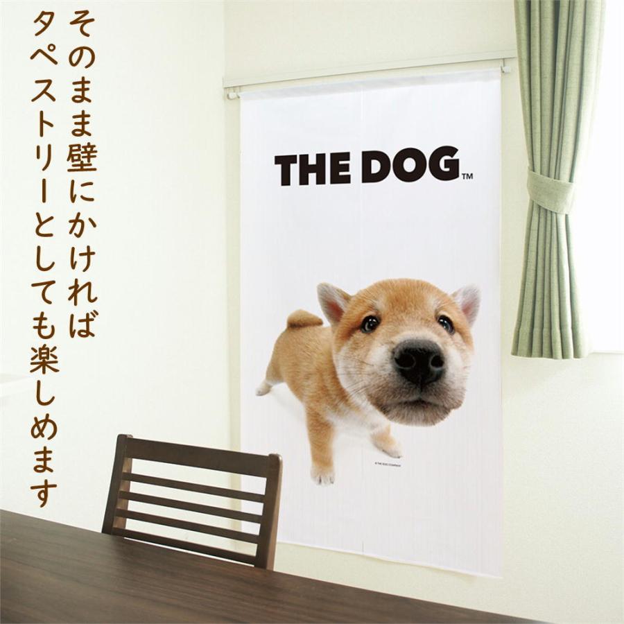 暖簾【のれん】 THE DOG 柴犬 犬雑貨・犬グッズ・赤柴・黒柴・白柴