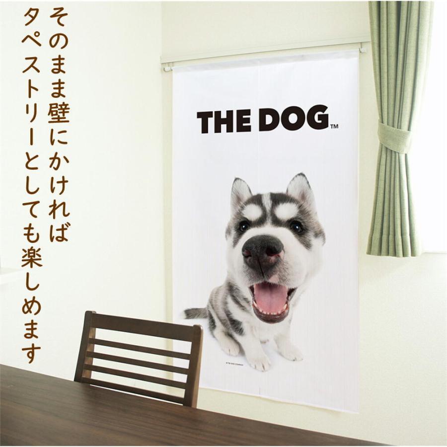 暖簾【のれん】　THE DOG シベリアンハスキー　犬雑貨・犬グッズ｜ginya｜05