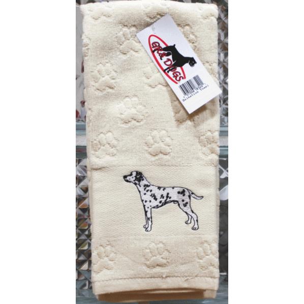 ダルメシアン刺繍タオル 犬雑貨 犬グッズ 輸入雑貨 Tpwel36 犬雑貨専門店 銀屋 通販 Yahoo ショッピング