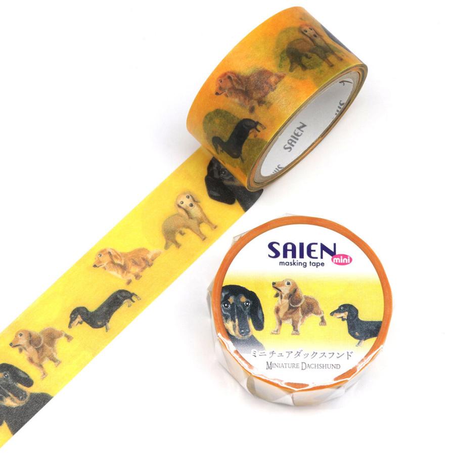 マスキングテープ ミニチュアダックスフンド 犬雑貨 クラフト Tr0192 犬雑貨専門店 銀屋 通販 Yahoo ショッピング
