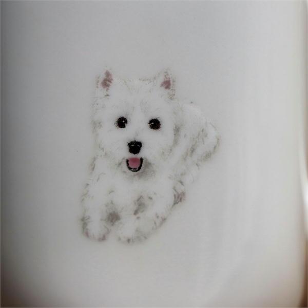 在庫限り 限定品 四角いトールマグ S15 ウエスティー 犬雑貨 犬グッズ