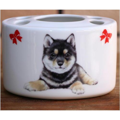 ハブラシ立て リボン S44 黒柴 犬雑貨 犬グッズ Wa Hri S44 犬雑貨専門店 銀屋 通販 Yahoo ショッピング