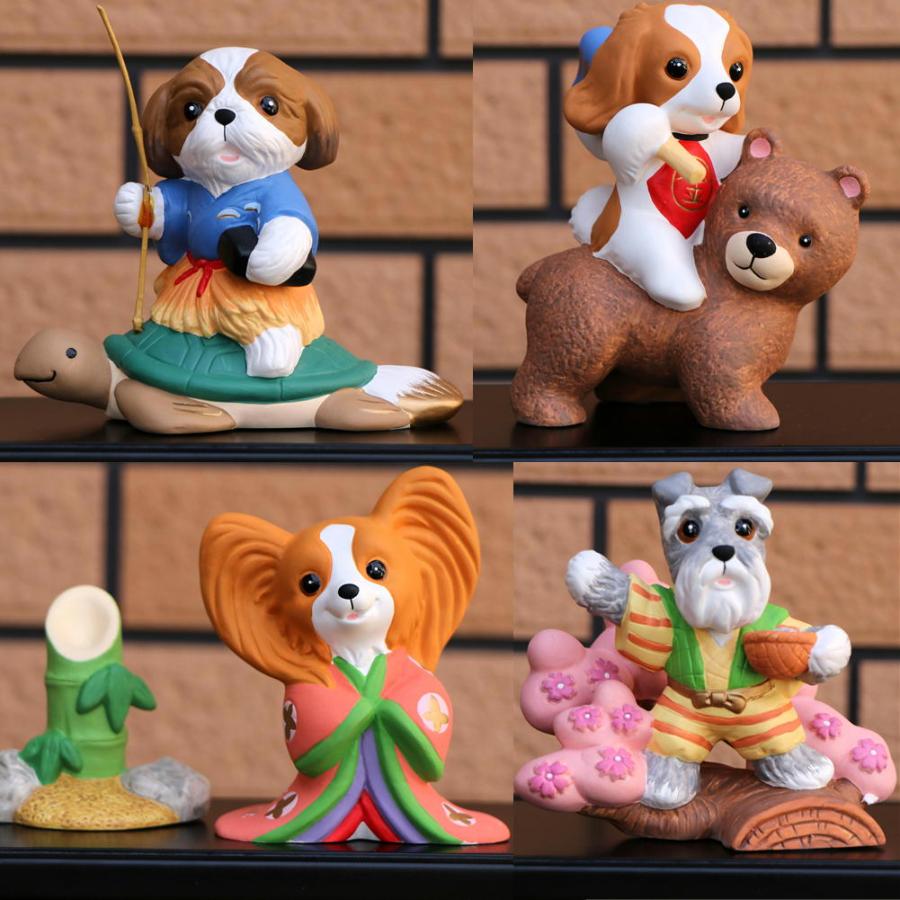 在庫限り 日本昔話 シーズー・パピヨン・キャバリア・シュナウザー 犬