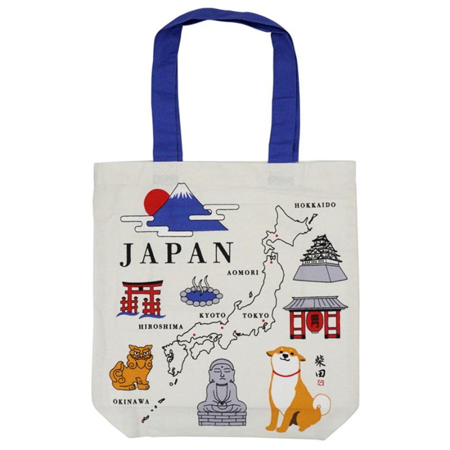 A4トートバッグ にほんちずしばた 犬雑貨・犬グッズ・柴犬 : 犬雑貨
