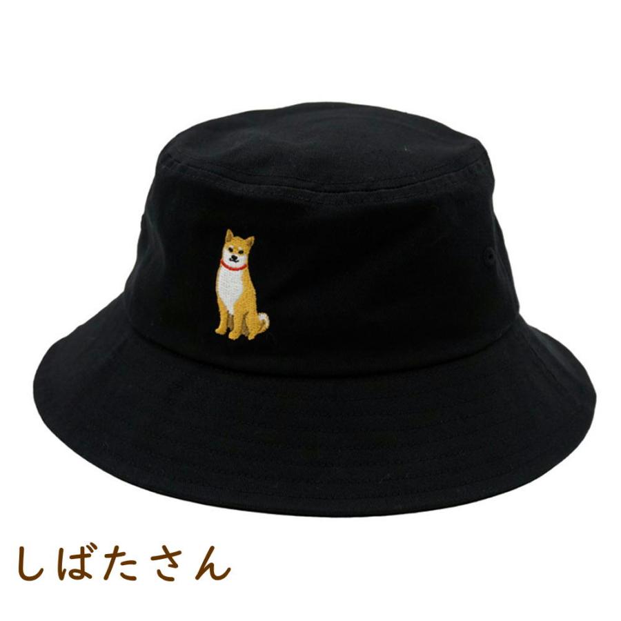 ②Parti du Ruban お帽子　ハット　犬用品　写真撮 バケットハット しばたさん 犬雑貨・犬グッズ・柴犬・ 帽子cap : 犬