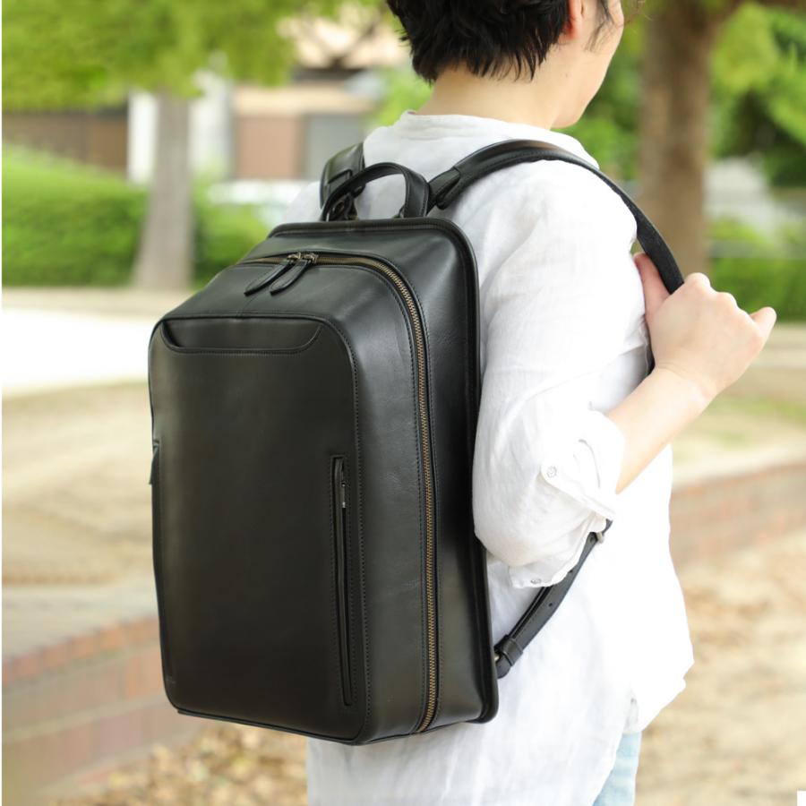 リュック 日本製 本革 高級 スクエアバッグ SQUARE BAG IKUTA KABAN