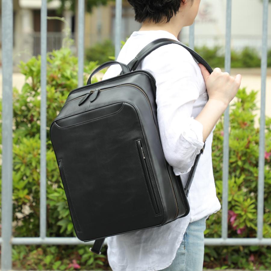 リュック 日本製 本革 高級 スクエアバッグ SQUARE BAG IKUTA KABAN