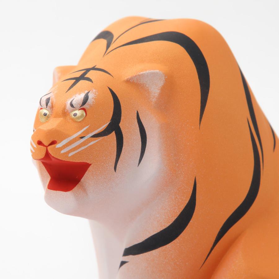 干支 寅 置物 多田明正作 台セット 干支飾り 虎 博多人形 迎春グッズ