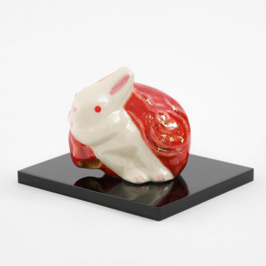 干支 うさぎ 置物 宝曳うさぎ置物 化粧箱入り 清水六兵衛 清水焼 2023