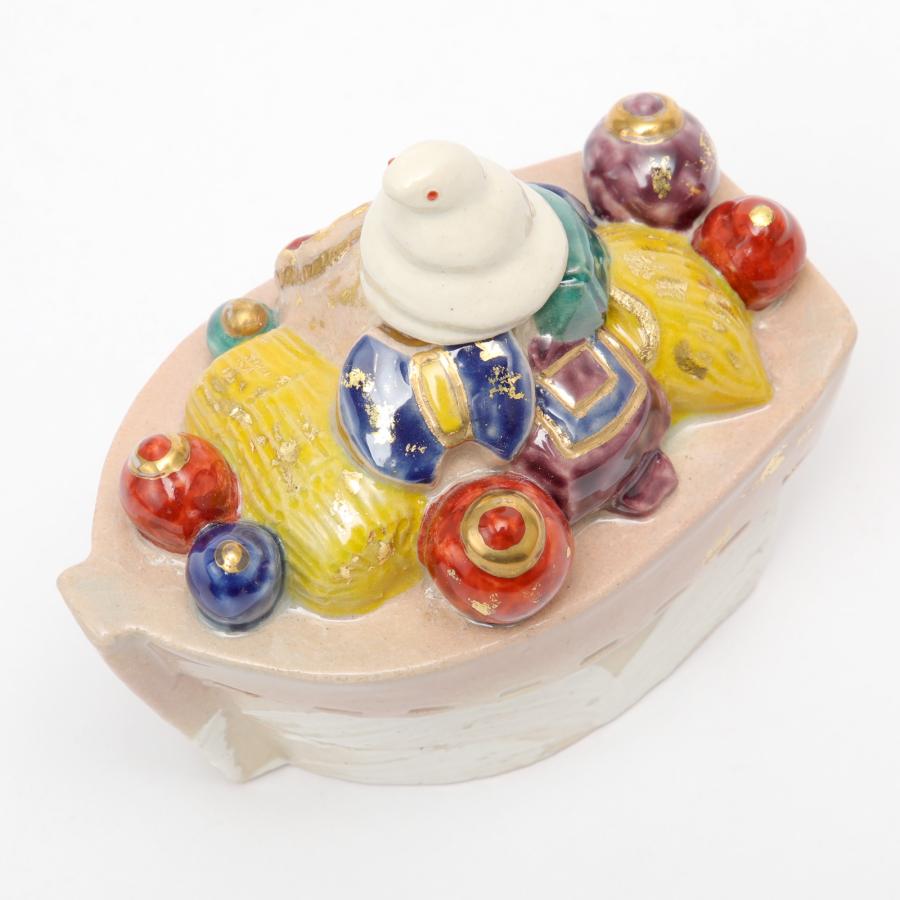 巳 置物 干支 六兵衛窯 宝船置物 清水六兵衛 清水焼 京焼き 陶器 陶芸