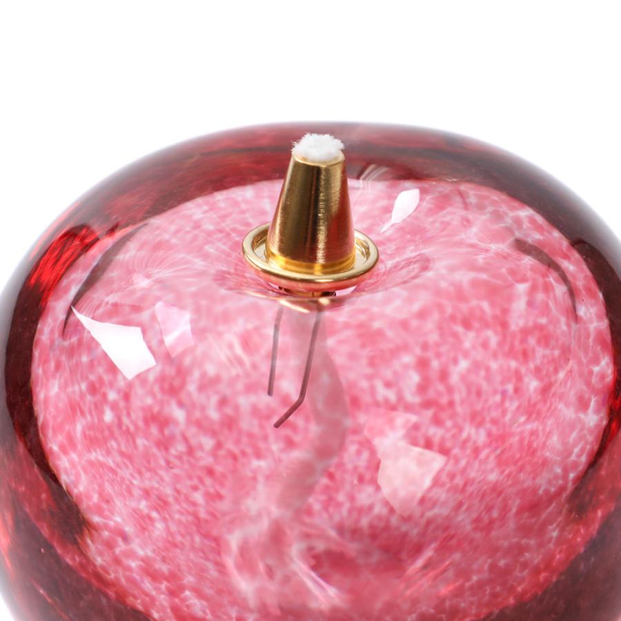 廃番 津軽びいどろ オイルランプ OL-72 赤りんご OL-73 青りんご 京都