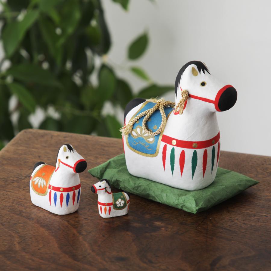 干支 馬 午 置物 うま はりこーシカ マトリョーシカ 張子人形 はりこ