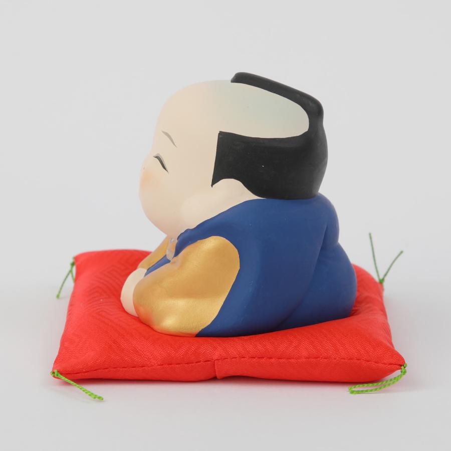 福助 お福さん ほほえみ土鈴 縁起物 置物 正月飾り オブジェ