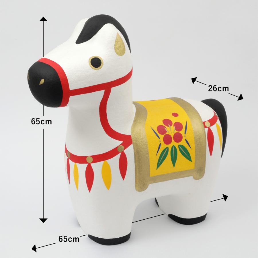 干支 馬 午 置物 うま 特大 ディスプレイ 大きめ ビッグサイズ お正月