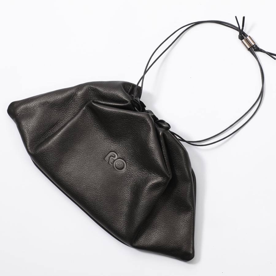 バッグ 天然皮革巾着 A-pouch RO Relief Object 日本スエーデン