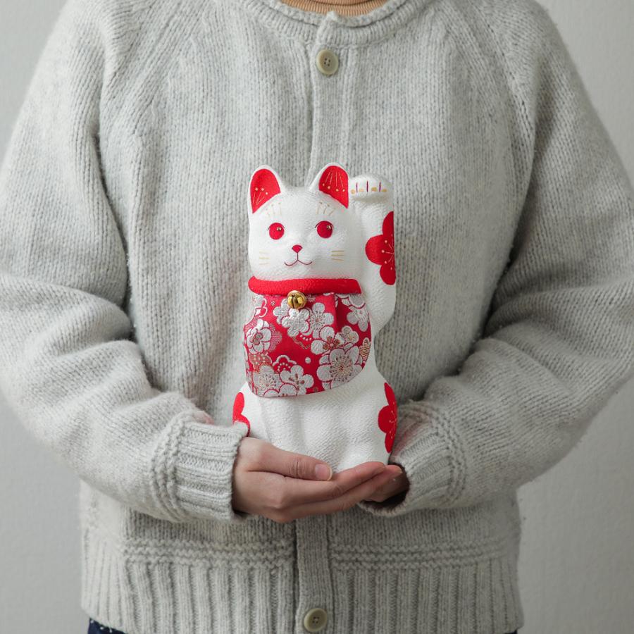 リュウコドウ 招き猫 置物 慶寿 大 縁起物 かわいい 商売繁盛 贈り物