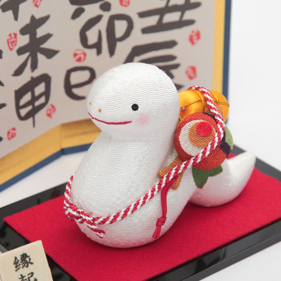 干支の置物　蛇 楽天市場】開運干支 置物 巳 翼 蛇 可愛い 2025年 縁起もの 新年