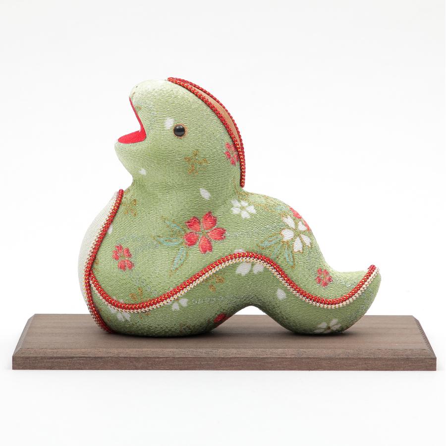 干支 へび 巳 置物 リュウコドウ 金彩巳 蛇 ヘビ かわいい