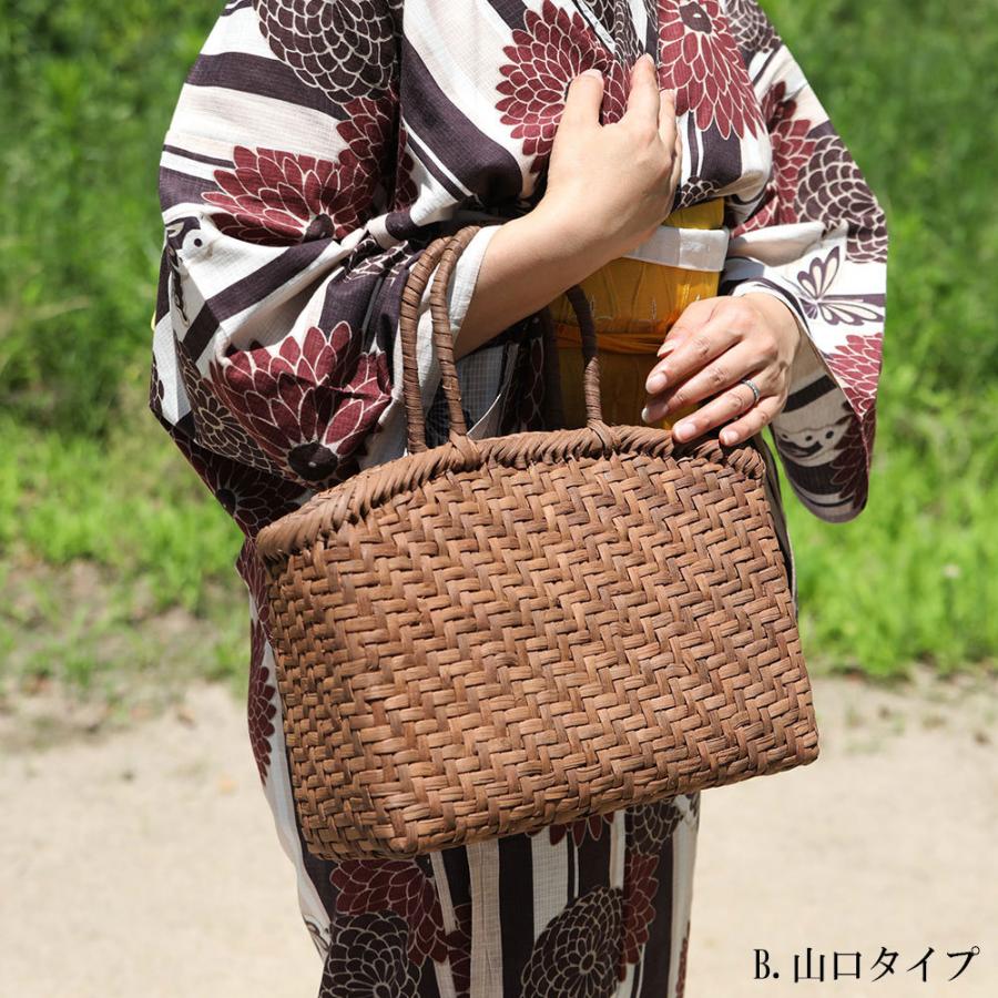 定番のお歳暮 【ハンドメイド】国産！山葡萄 クラッチバッグ 二目