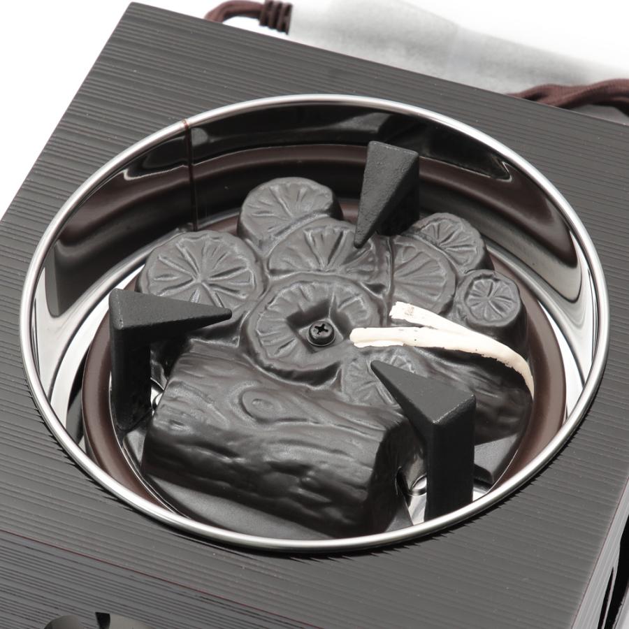 箱風炉 強弱切り替えスイッチ付 電気炭 裏千家流 茶道用 練習