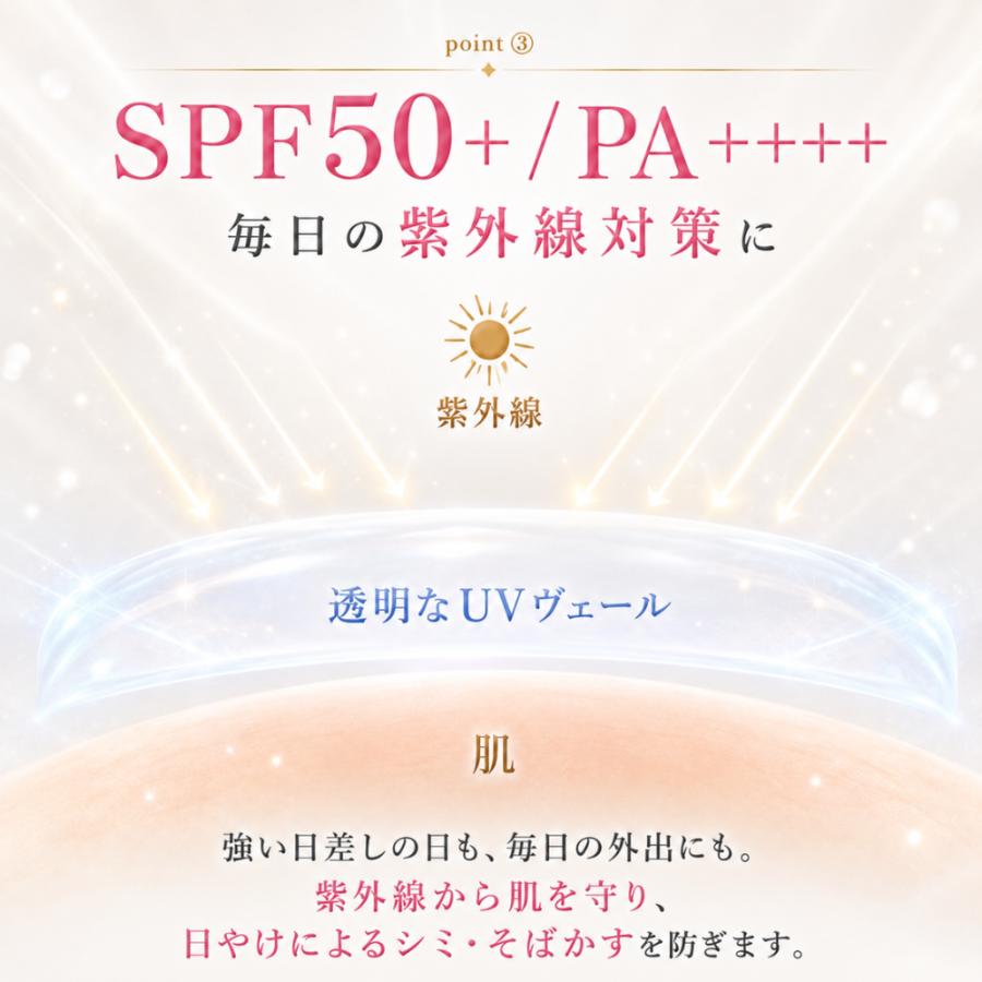 CHIECO UVクリームCPL 35mL 日焼け止め SPF50+ PA++++ 化粧下地 UV下地