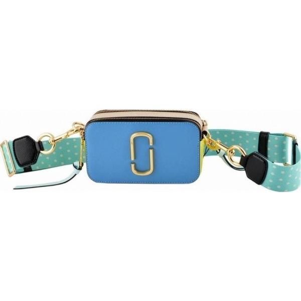 ショルダーバッグ マークジェイコブス Marc Bjm 本革 絹目柄 絹目柄 レディース 11 19 6cm Bjm 985 銀座ラグジュアリー本店 アクエリアマルチ色 Bjm Jacobs スナップショット Jacobs