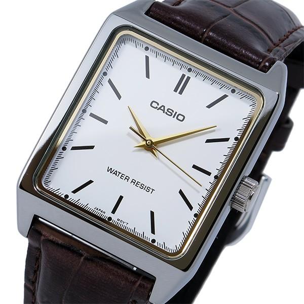 腕時計 メンズ カシオ Casio Schon クォーツ 四角形 革ベルト シルバー ホワイト ダークブラウン色 当店再検品済 Wcmt Pv007 L7e2 銀座ラグジュアリー本店 通販 Yahoo ショッピング